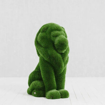 Sitzender Löwen-Topiary