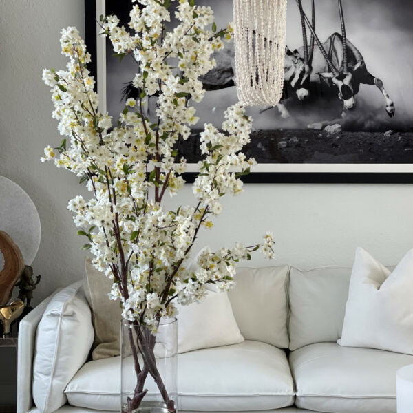 Kirschblüten im 40 cm Glaszylinder